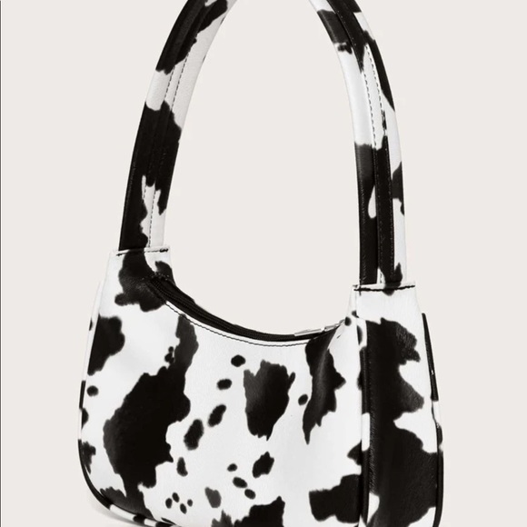Cow Pattern Baguette Bag - Picture 2 of 4